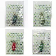 4-Type Set Bear Santa BE @ RBRICK - Bear Brick - Strap "Isetan Mitsukoshi Holdings Merry Green Christmas - Merry Green Christmas - Campaign 2008"