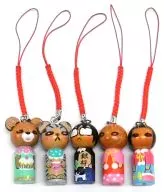 Set of 5 Kinds 「 March comes in like a lion Character Kokeshi 」