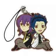 戶冢月人&戶冢尊日本神話橡膠掛件