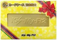 Yuta Tamamori No. 9 Card Case (Yellow) "Kis-My-Ft2 Per KUJI (2014)"