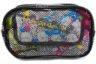 Pop Design (Mechanical Comb / Dot Pattern) Illustration Pouch Irasuto Mini Character "Ichiban KUJI MEKAKUCITY ACTORS ~ Let's [play]! ~" E Prize