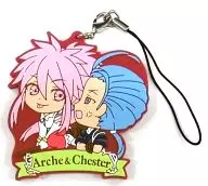 Aceh & Chester Rubber Strap Mini Character "Ichiban KUJI Tales of Series 20 th Anniversary" G Award