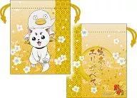 Sadaharu & Elizabeth full-color drawstring bag "GINTAMA"