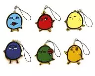 Set of 6 items "Kuroko's BASKETBALL Chick's Basketball Rubber Strap Collection 1 st edition"