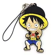 Luffy Rubber Strap "Mini Character ONE PIECE ~ Dress Rosa Battle edition ~" I Prize for "Ichiban KUJI Rubber Strap" Irasute Resions "
