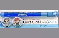 Seiji Shitara & Main Character Penlight (with Pair metal badge) "Tokimeki Memorial Girl's Side DAYS 2014 ~ White Date ~"