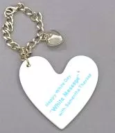 SMAP x Samantha Thavasa heart shaped charm "CD-ON / White Message" Samantha Thavasa store front Purchase benefits