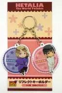 "Ani Demarquía Hetalia The World Twinkle" D-3 Award for Japan & France Reflect Key Holder