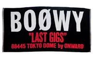 BOOWY LAST GIGS revival towel "BOOWY Blu-ray COMPLETE" BOOWY 30th ANNIVERSARY OFFICIAL SHOP limited first come special