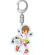 Hikari & Tailmon "15 th Anniversary Anime Series DIGIMON ADVENTURE Acrylic Key Holder"