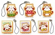Conjunto de 6 tipos de correas acrílicas "Ichiban KUJI TIGER and BUNNY-The Rising - ×RASCAL" Acrílico Strap Award