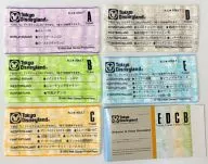 Big 10 Rectangular Mini Towel 5-Pack Set Limited to "Disney" Tokyo Disney Resort