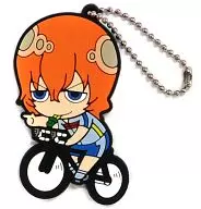 Hayato SHINKA "YOWAMUSHI PEDAL GRANDE ROAD rubber key ring Collection Hakone Gakuen + Kyoto-Fushimi Inter-high ver."