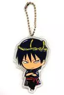 Shunsuke Imaizumi "YOWAMUSHI PEDAL Summer Festival 2015 in Tokyo Skytree Town Trading Acrylic Key Holder Tokyo Shitamachi ver. Red"