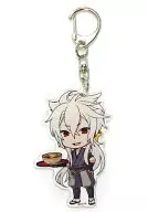 Kogitsune Maru "Tsurugi Ranmai -ONLINE - × Animega Cafe Acrylic Key Holder 1st"