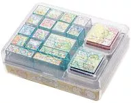 Set (Blue & Clear) Stamp Set M Size 「 Sumikogusuri 」