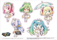 集合 ハッカドールコラボ車用ステッカー5人バージョン LLサイズ 「レーシングミク×ハッカドール」