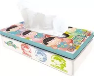 Blue Hexako Tin Tissue Case 「 Osomatsu 」