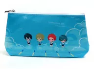 Gathering (4 people / pool) original pouch "Taito KUJI Honpo Eiga High Speed! -Free! Starting Days -" original pouch award