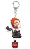 "Splatoon", um porta-chaves acrílico com borracha de polvo.