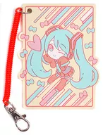 初音ミク(イエロー) ラバーパスケース 「Happyくじ 初音ミク 2016 SPRING ver.」 F賞 