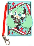 初音ミク(ブルー) ラバーパスケース 「Happyくじ 初音ミク 2016 SPRING ver.」 F賞 