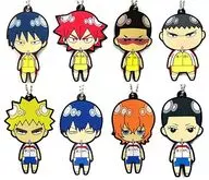 8 kinds set "YOWAMUSHI PEDAL GRANDE ROAD Rubber Key Holder Collection Amcomi Bver." Limited to Lawson