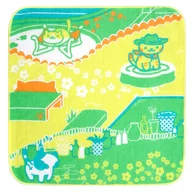 D Prize for "Ichiban KUJI Neko-atsume ~ Madoromi Biyori ~" Towel in the garden