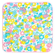 Cat & flower (full pattern) towel "Ichiban KUJI Neko Atsume ～ Madoromi Biyori ～" D Prize