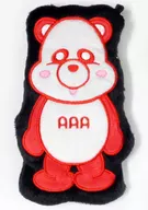 E Panda (Red / Chiaki Ito) Flat Applique Pouch "E Panda (AAA)"