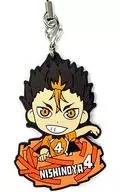 Nishiya Yuuuno Rubber Strap Mini Character Irasuto Shizu "Ichiban KUJI Haikyu!!! ~ Hero Ouyui! ~" M Prize