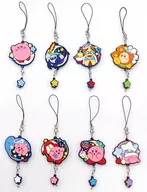 Conjunto de 8 tipos "Kirby's Dream Land Connect Rubber Strap"