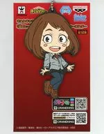 Ochaco Uraraka (Uniform) Mini Character Irusutoresonzu Big rubber key ring 「 MY HERO ACADEMIA 」