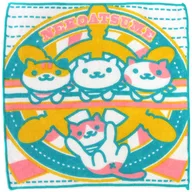 H Prize for "Ichiban KUJI Neko-Atsume ~ Runrun Summer ~" Towel with 4 Animals and Steering Wheel "H Prize