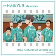 Aobajo Nishi High School Memories Micro cotovelo Mini Toalha "High Cue!"