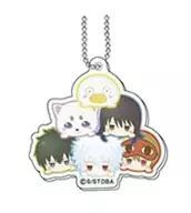 Gathering (6 Character) "Mini Acrylic Key Holder GINTAMA Dumpling Series"