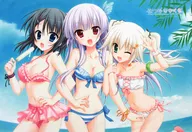 Nozomi Shinonome, Tamaki-Sakura and Shirokuma A3 microfiber towel "Hatsutoki-Sakura" DreamParty Tokyo 2012 Spring Goods