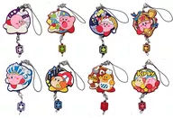 Set of 8 Types 「 Hoshi-no Kirby Connected Rubber Strap 2 」