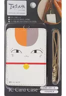 Nyanko-sensei (Face) IC card case "Natsume's BOOK of FRIENDS"
