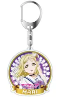 Mariri Obara (Blue Sky Jumping Heart Ver) Acrylic Key Holder 「 Love Live! Sunshine!! 」