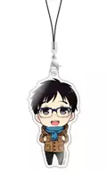 勇利 Katsuo (vestido de civil) "Kyarafuurumu Yuri!!! on ICE Acrylic Strap Collection"