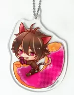 Cheshire Cat Mini Character Acrylic Key Chain 「 Happy KUJI 100 sleeping princes & the kingdom of dreams 」 F Award