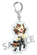 Tsunayoshi Sawada & Reborn "Pikkururu! Private Teacher Hitman REBORN! Trading Acrylic Key Holder"