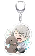 Victor Nikiforov & McCutin "Erukyu to YURI!!! ON ICE Trading Acrylic Key Holder"