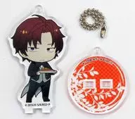 Sakunosuke Oda (Black Era Ver.) 「 BUNGO STRAY DOGS ×animatecafe Trading Stand Key Holder Cafe Ver. 」