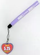 Strap for penlight with Supernova Gotouchi charm (5.25) "Supernova LIVE TOUR 2012" 5.1 "Tokyo venue 2nd day only