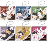 6-Variety Set "Osomatsu Big Acrylic Key Holder Collection"