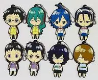 All 8 kinds set "YOWAMUSHI PEDAL GRANDE ROAD Rubber Key Holder Collection Amercomi A ver." Limited to Lawson