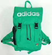 Anka Ariyasu (Momoiro Clover Z) Momo Kuro ×adidas neo Rucksack 2.0 (Green) "Momo Kuro ポシュレ Tamatebako Da Z"