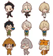 Conjunto de 9 tipos "Yuri!!! on ICE Chokokawa Rubber Strap"